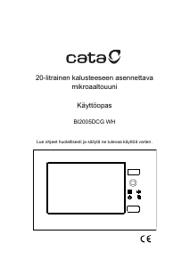 Käyttöohje Cata BI2005DCG WH Mikroaaltouuni