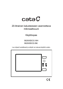 Käyttöohje Cata BI2005DCG BK Mikroaaltouuni