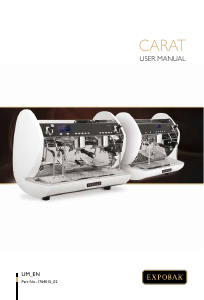 Handleiding Expobar Carat Espresso-apparaat