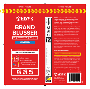 Handleiding Neyfik Spray Brandblusser