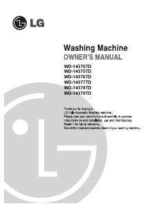 Manual LG WD-14370TD Washing Machine