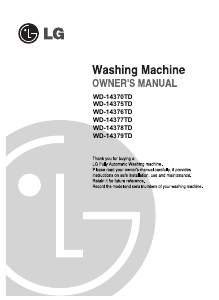 Manual LG WD-14378TD Washing Machine