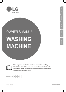 Manual LG FH4U1TBS2 Washing Machine