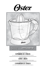 Manual de uso Oster FPSTJU407 Exprimidor de cítricos