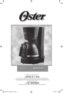 Manual Oster BVSTDC05 Coffee Machine