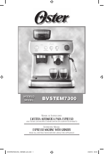 Manual Oster BVSTEM7300 Coffee Machine