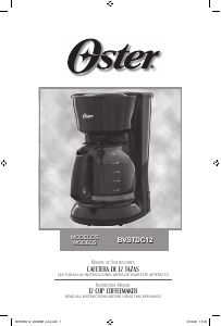 Manual de uso Oster BVSTDC12 Máquina de café