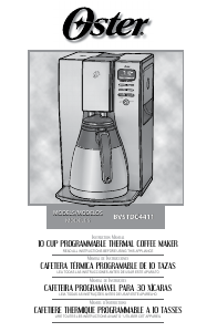 Manual Oster BVSTDC4411 Coffee Machine