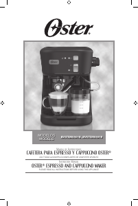 Manual Oster BVSTEM5501R Coffee Machine