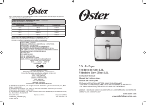 Handleiding Oster CKSTAF55 Friteuse