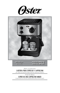 Manual de uso Oster BVSTECMP65 Máquina de café espresso