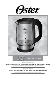 Manual de uso Oster BVSTKT3233W Hervidor