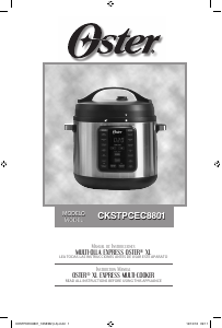 Manual de uso Oster CKSTPCEC8801 Olla multi-cocción
