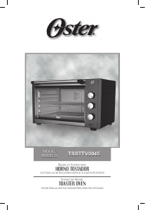 Manual de uso Oster TSSTTV0045 Horno