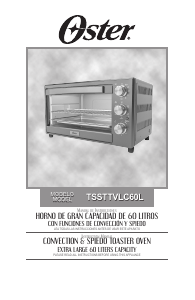 Manual Oster TSSTTVLC60L Oven