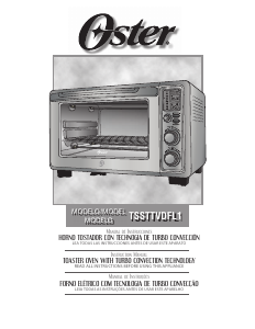 Manual de uso Oster TSSTTVDFL1 Horno