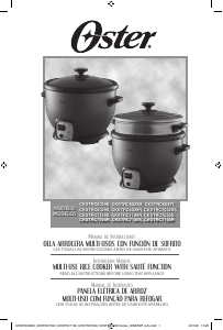 Manual Oster CKSTRC7130 Rice Cooker