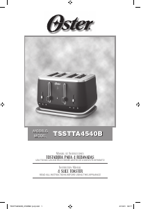 Manual de uso Oster TSSTTA4540B Tostador