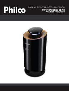 Manual Philco PPAR02P Purificador de ar