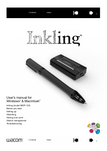 Manual Wacom Inkling Pen Tablet