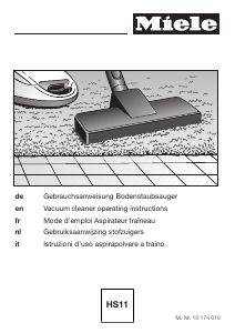 Bruksanvisning Miele SFBE1 Complete C2 Cat-Dog PowerLine Dammsugare
