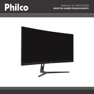 Manual Philco PMG30C920WFG Monitor LED