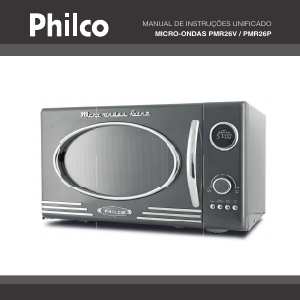 Manual Philco PMR26P Micro-onda