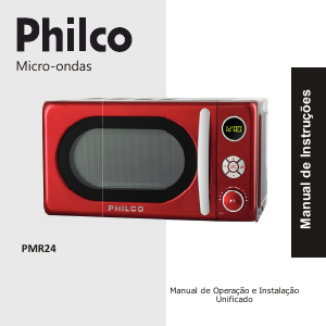 Manual Philco PMR24 Micro-onda