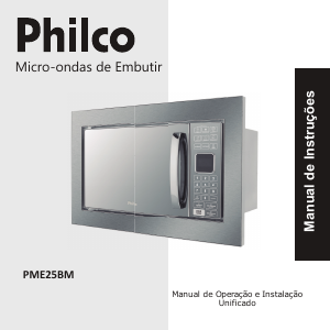 Manual Philco PME25BM Micro-onda