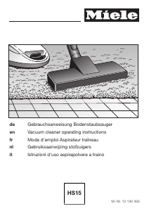 Manual Miele SGDE1 Complete C3 PowerLine Vacuum Cleaner