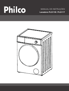 Manual Philco PLS11T Máquina de lavar roupa