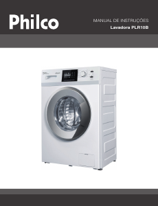 Manual Philco PLR10B Máquina de lavar roupa