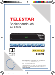 Bedienungsanleitung Telestar digiHD TS 12 Digital-receiver
