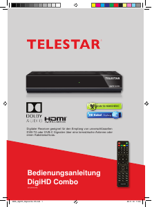 Bedienungsanleitung Telestar digiHD Combo Digital-receiver