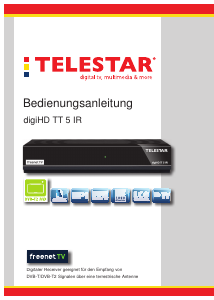 Bedienungsanleitung Telestar digiHD TT 5 IR Digital-receiver
