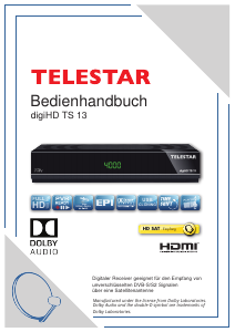 Bedienungsanleitung Telestar digiHD TS 13 Digital-receiver