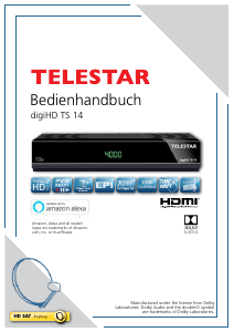 Bedienungsanleitung Telestar digiHD TS 14 Digital-receiver