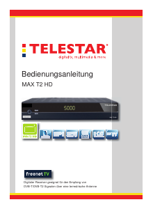 Bedienungsanleitung Telestar MAX T2 HD Digital-receiver