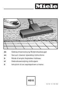 Manual Miele SGSG1 Complete C3 Boost EcoLine Vacuum Cleaner