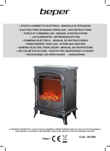 Manual de uso Beper RI.504 Chimenea electrica