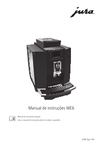 Manual Jura WE6 Máquina de café