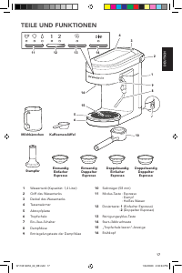 Bedienungsanleitung KitchenAid 5KES6403OB Espressomaschine