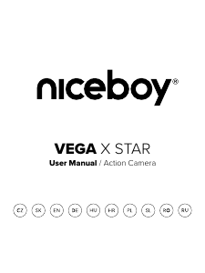 Priručnik Niceboy VEGA X Star Akcijska kamera