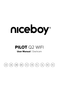 Priročnik Niceboy PILOT Q2 WiFi Športna kamera