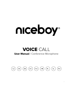 Priročnik Niceboy VOICE Call Konferenčni telefon