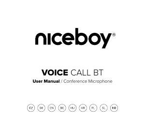 Handleiding Niceboy VOICE Call BT Conferentietelefoon