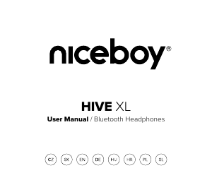 Návod Niceboy HIVE XL 2021 Slúchadlá