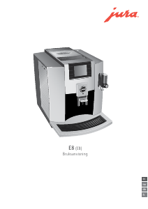 Bruksanvisning Jura E8 Kaffebryggare