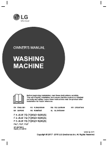 Priručnik LG F2J5TY4W Stroj za pranje rublja