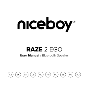 Руководство Niceboy RAZE 2 Ego Динамики